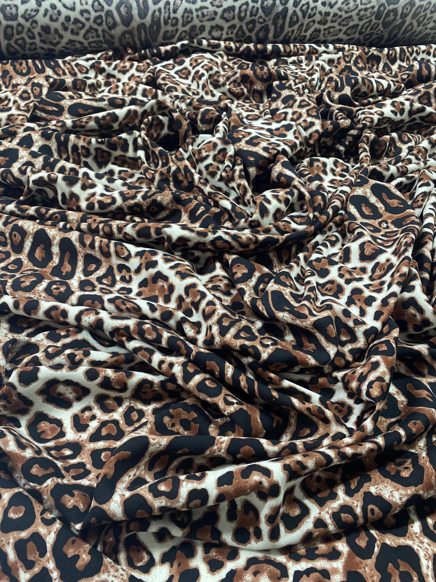 Leopar İthal Vİskon Kumaş