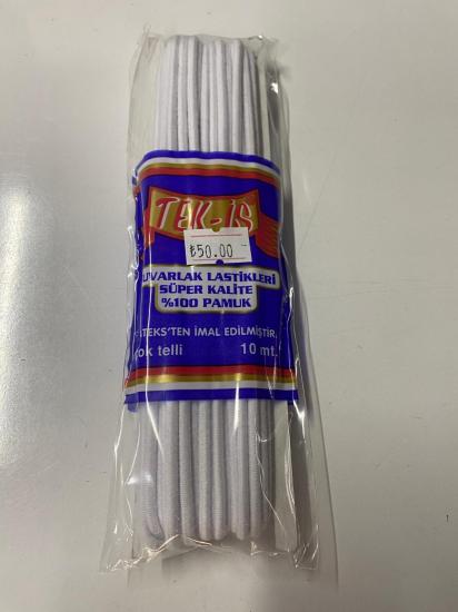 10 Mt. Yuvarlak Lastik