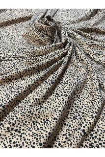 Leopar Desenli İki İplik Kumaş