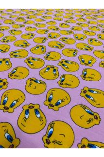 Tweety Karakterli İki İplik Kumaş